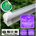 Lámpara de tubo de emergencia LED T8: 18W / 1.2m, 13W / 0.9m, 9W / 0.6m recargable con batería de reserva